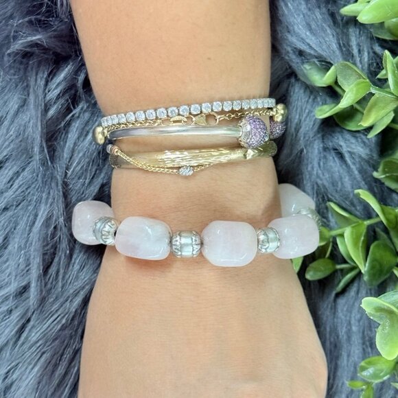 Brighton Pink Quartz Toggle Bracelet - Picture 5 of 6